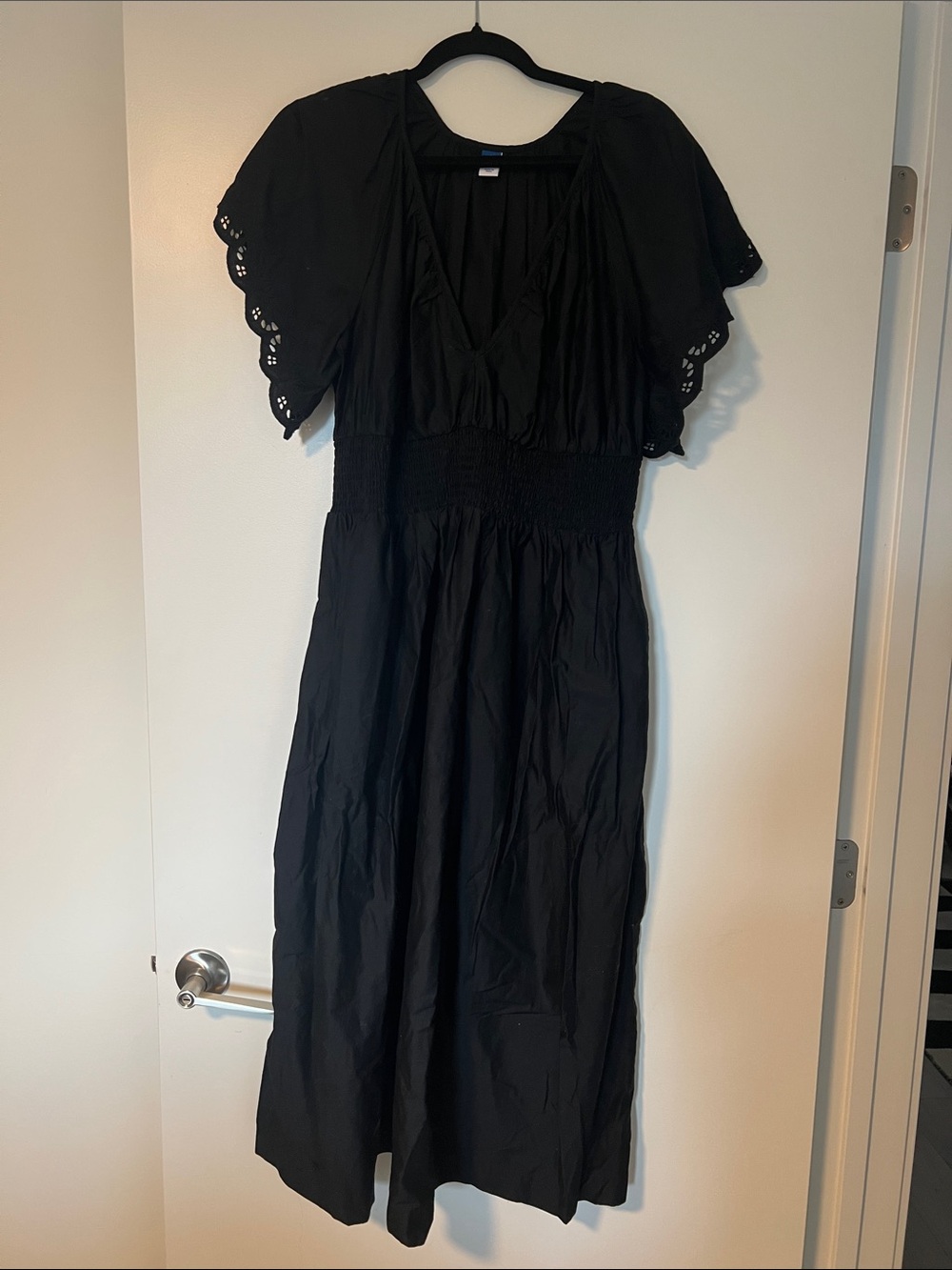 Black maxi dress